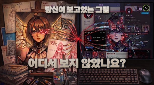 당신이 보고있는 그림, 어디서 보지 않았나요?