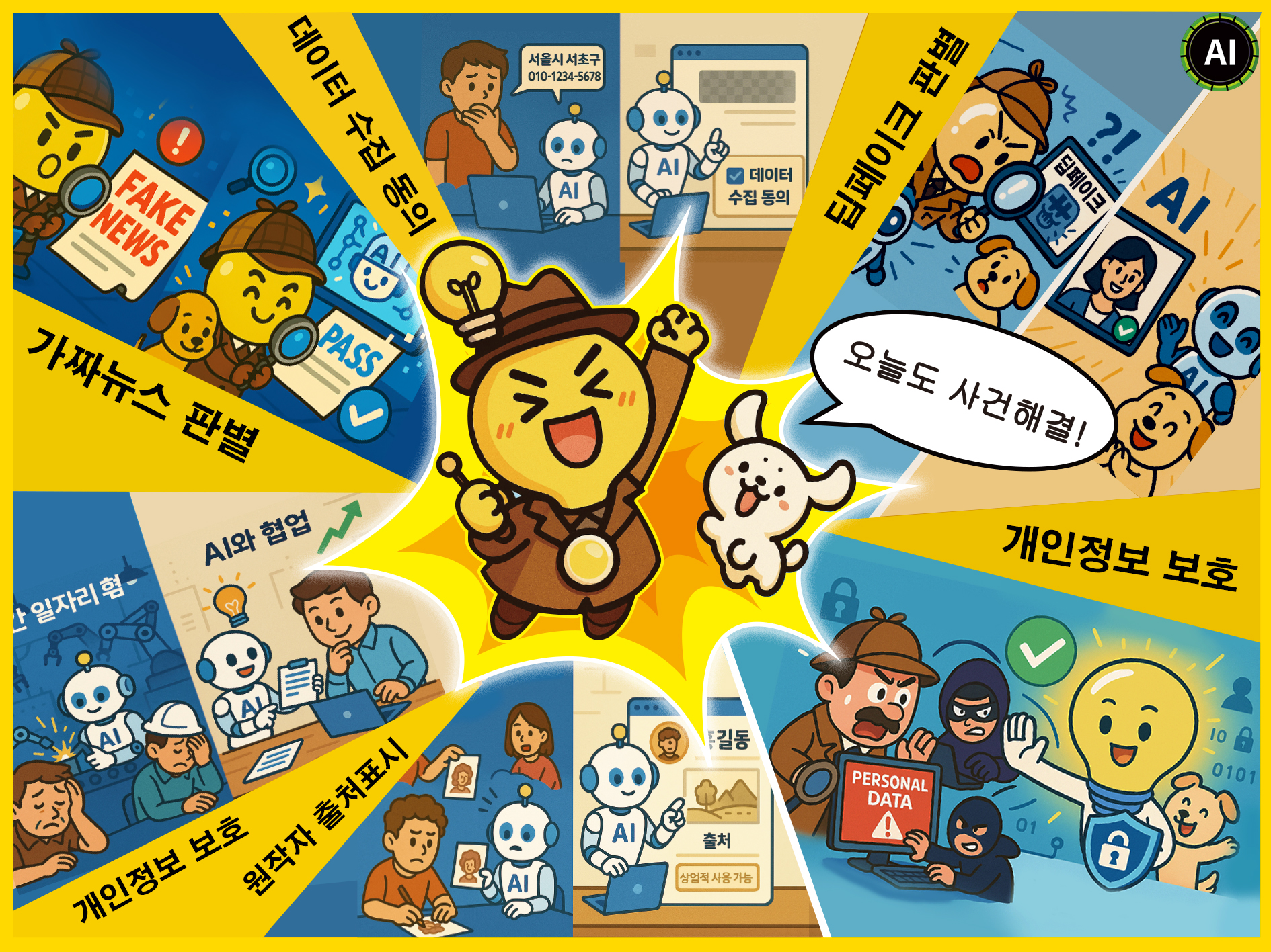 AI 스파크 탐정단 – 착한 AI 미션 클리어!